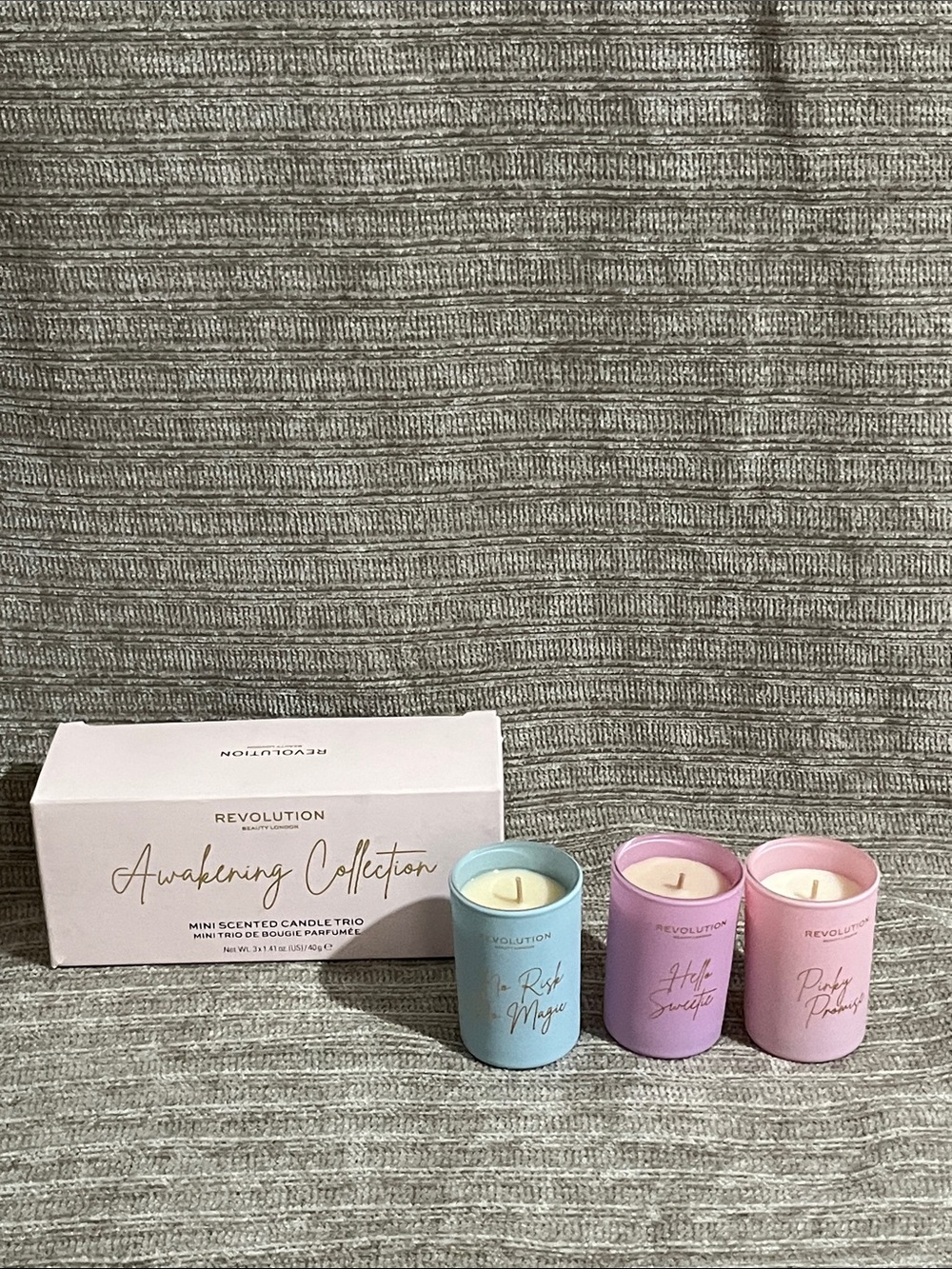 Revolution Awakening Collection Mini Scented Votive Candle Trio Set of 3
